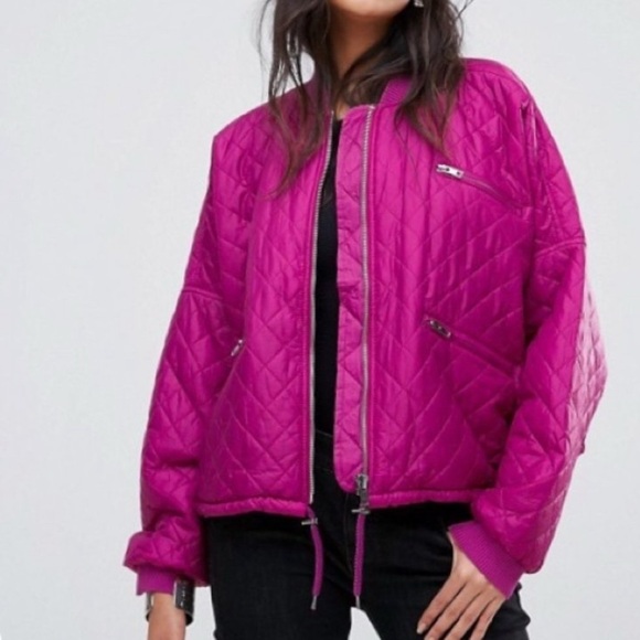 Free People Easy Quilted Bomber - Picture 7 of 8
